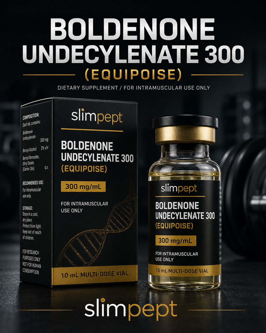 Boldenone Undecylenate 300 (Equipoise)